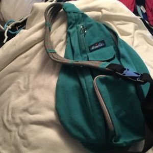 Kavu turquoise shoulder bag.